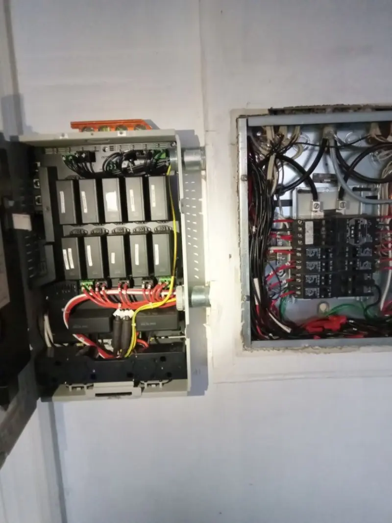 Electrical panel upgrade completed for Ring Doorbell Installation in Rocky Hill
